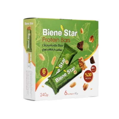 پروتئین بار شکلات نعناع- بسته ۶ عددی