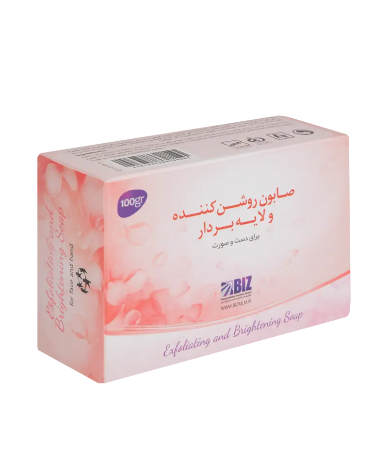 saboon-layehbardar صابون روشن کننده ولایه بردار-پک ۳ عددی