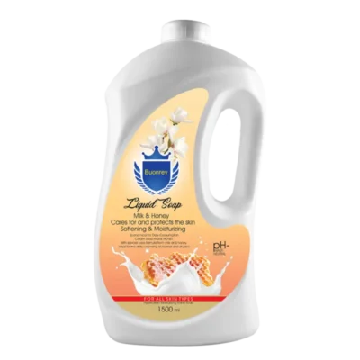 صابون مایع شیر و عسل گالن ۱۵۰۰ میلی لیتر