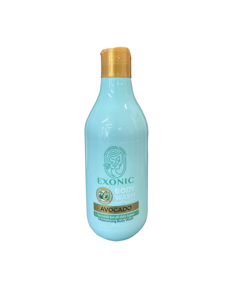 shampoo badan-avakado شامپو بدن عصاره آووکادو ۳۰۰ میل EXONIC