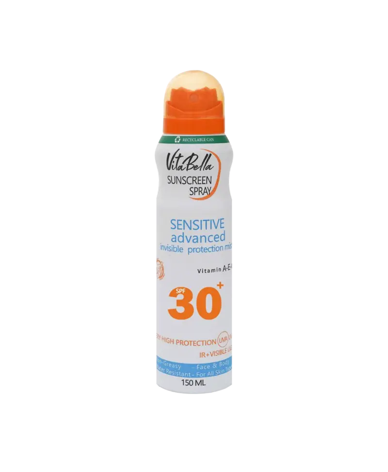 spery zedaftab-vitabella spf30 اسپری ضد آفتاب SPF ۳۰ ویتابلا