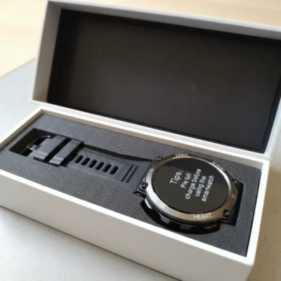 ساعت هوشمند مدل T45i با بند سیلیکونی ضد حساسیت و نمایش ضربان قلب