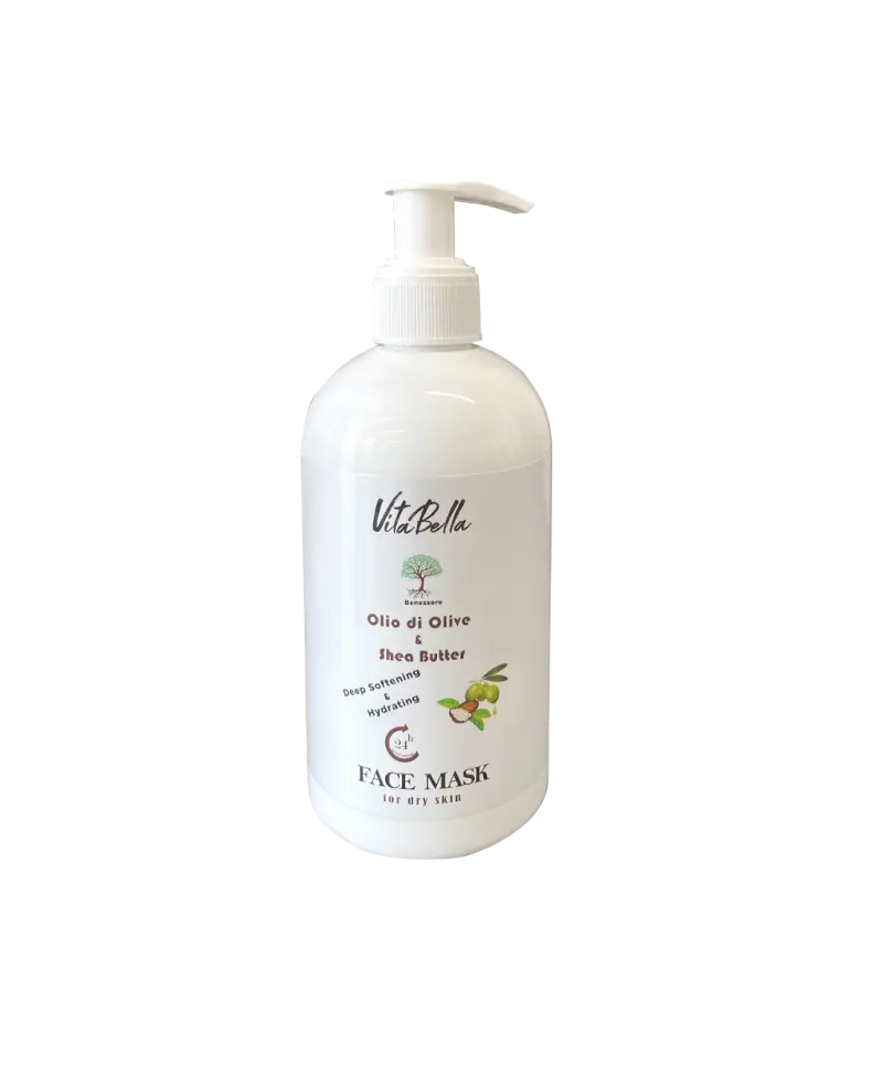 mask sorat roghan zeytoon ماسک صورت روغن زیتون و شی باتر ۳۰۰ میل