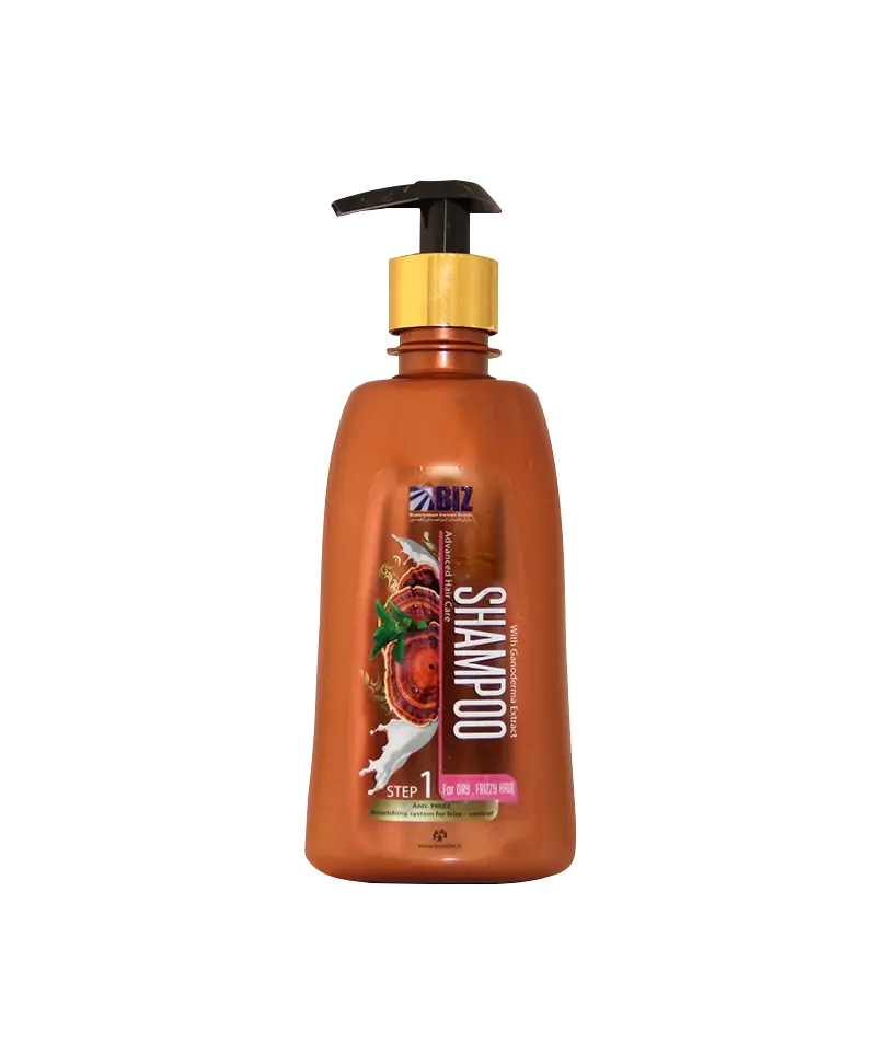 shampoo gharch-moohay khoshk شامپو عصاره قارچ گانودرما مخصوص موهای خشک